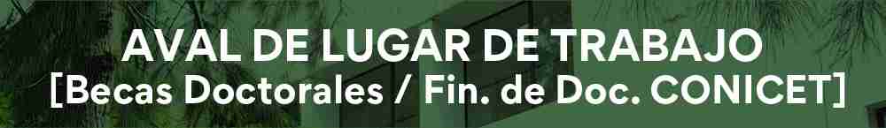Aval Becas CONICET